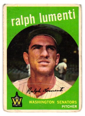1959 Topps - #316 Ralph Lumenti