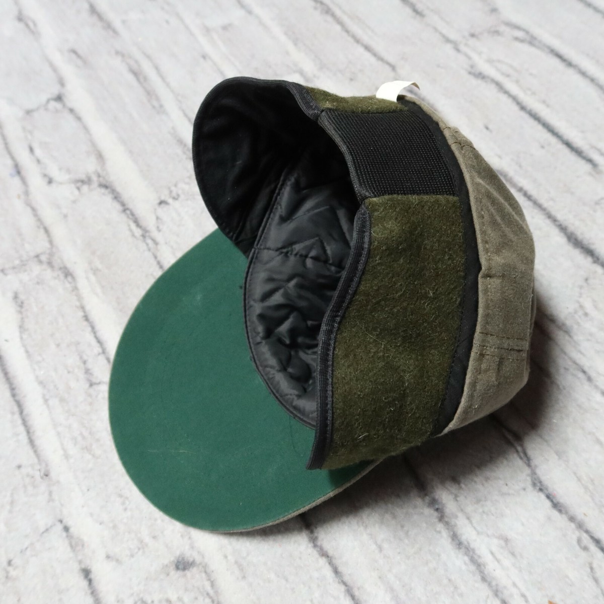 Vintage Filson Tin Cloth Long Bill Hat Cap Wax Cotton