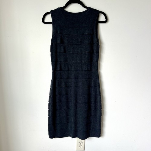 CALVIN KLEIN Sleeveless Knit Tiered Ruffle Sweater Dress—SZ. Small  - Picture 11 of 12