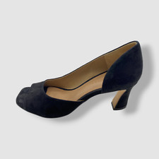  248 Bernardo Women's Black Nieve D'orsay Pump Heel Shoes Size 7.5