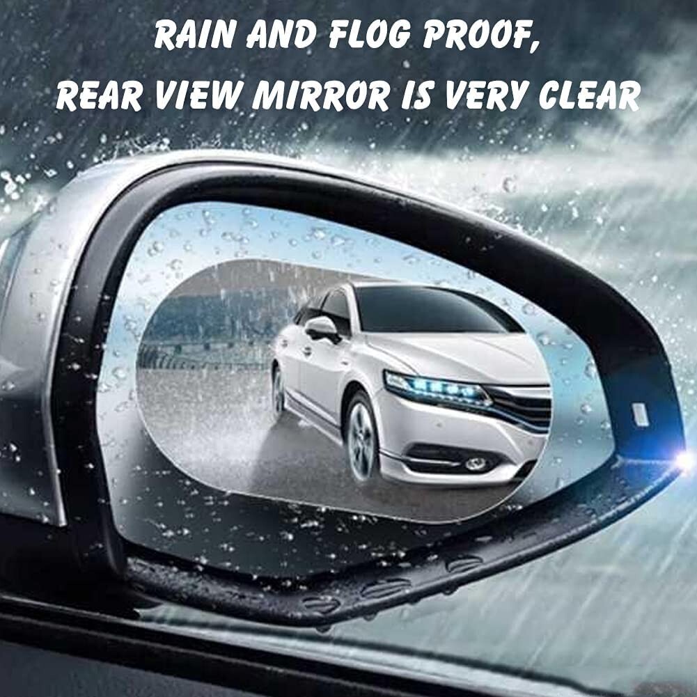 2pcs Car Rear view Wing Mirror Film Waterproof AntiFog Hydrophobic