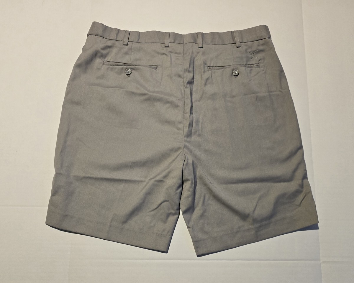 Bocaccio Shorts Mens Size 40 Gray Golf Athletic Casual Flat Front