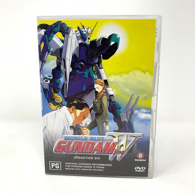 MOBILE SUIT GUNDAM 6枚組 DVD Gundam Wing Mobile Suit Operation 1,2,3,4,6,7,10 Series DVDs