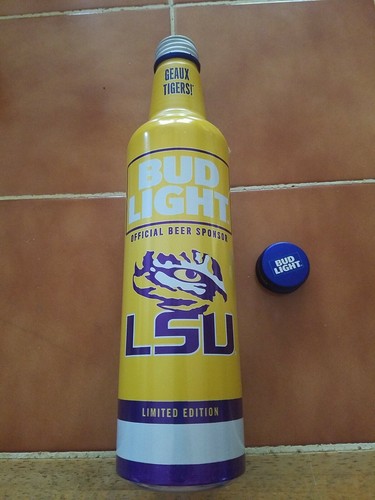 Bud Light 2020 LSU Limited Edition Aluminum Beer Bottle