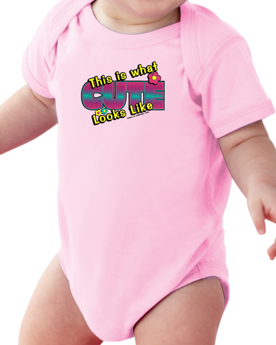 Infant Creeper Bodysuit One Piece T Shirt This Is What Cute Looks Like K 342 Ebay
