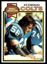 1979 Topps Ed Simonini Baltimore Colts #195