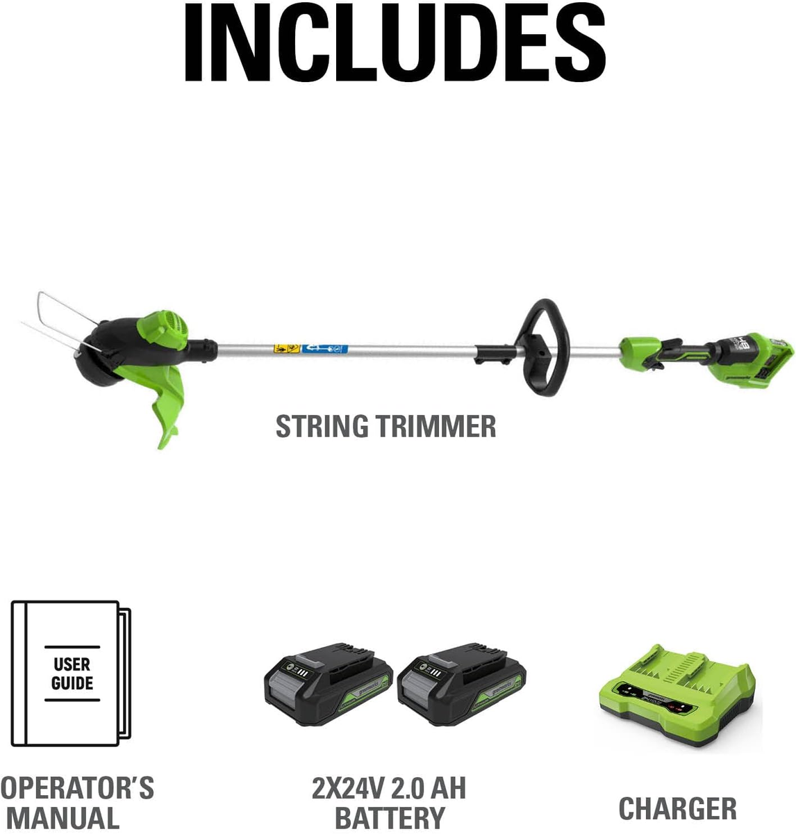 Tagliaerba Elettrico Decespugliatore A Batteria 21V - 2 Batterie 2000mAh Con Lama Metallo Per Giardino Decespugliatore Elettrico 650w - Foto 2