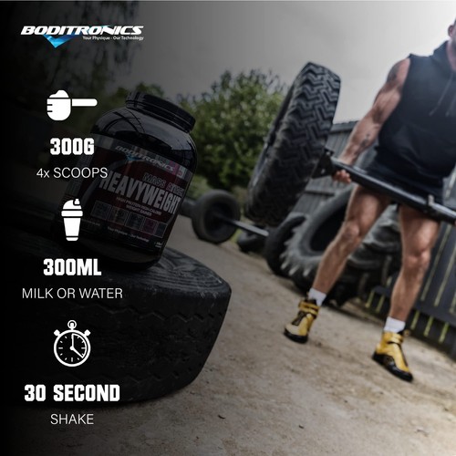 Boditronics Mass Attack Heavyweight Mass Gainer Powder with High Protein - Picture 32 of 59