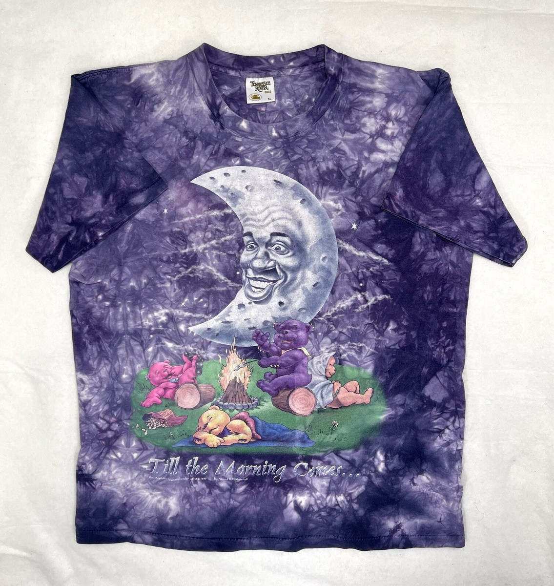 Grateful Dead 1995 ヴィンテージ Tシャツ Vtg 1995 Grateful Dead Purple Tie Dye T-Shirt Till The Morning