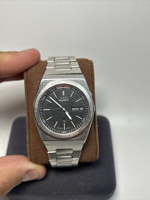 Seiko Quartz Watch Service Cost Vintage Seiko SQ Alarm Quartz Day