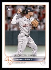 2022 Topps Update Jeremy Pena #US276 Rookie Card Houston Astros