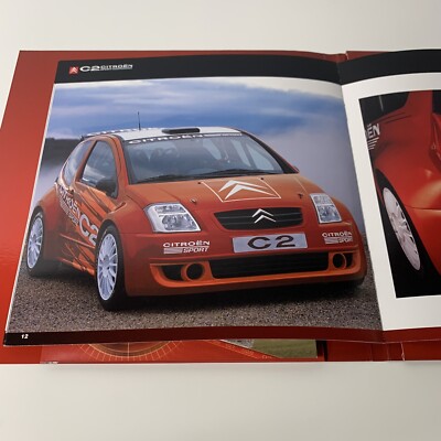 CITROËN / seltene Pressemappe Katalog / C2 SPORT CONCEPT / DE