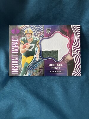 2024 Illusions Instant Impact Michael Pratt 49/50 2 Color Rookie Patch (RC, MEM)