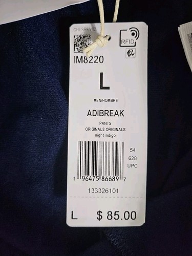 adidas Men's Lifestyle Adicolor Classics Adibreak Pants IM8220 Night Indigo - Picture 11 of 12