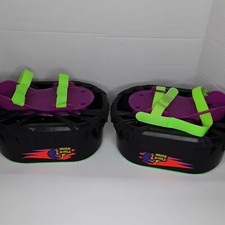 Vintage 1989 Hart Entertainment Moon Shoes Mini-Trampolines Anti-Gravity Boots