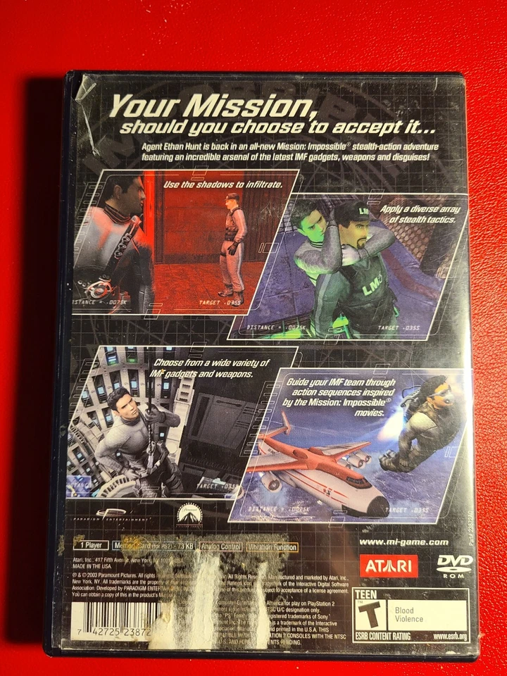 PS2 PlayStation 2 - Mission: Impossible Operation Surma - CIB - Tested - Image 2 of 4