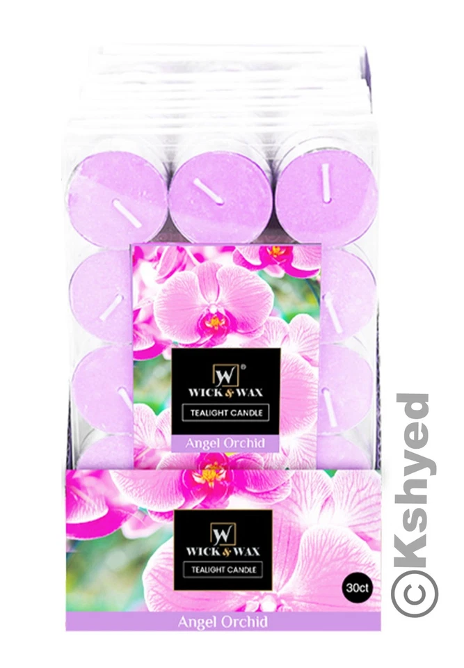 30 Pcs Scented & Unscented Tealight Candles Long Lasting Aromatherapy Candles - Image 4 of 4