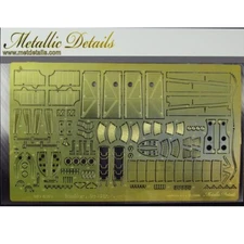 Junkers Ju-88. Exterior (Detailing set for ICM aircraft model) 1:48 Photo Etched