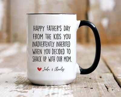 Personalized Step Dad Mug Father's Day Gift For Bonus Dad From