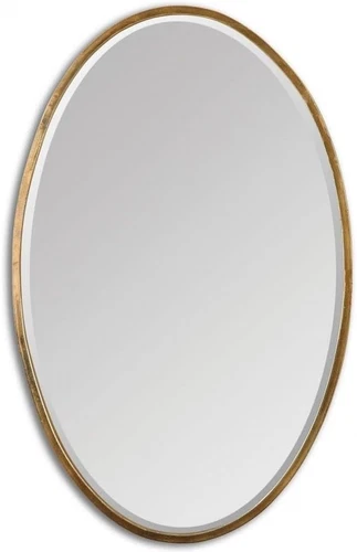 Herleva 27.88" Elegant Oval Mirror for Stylish Home Décor - Picture 1 of 6