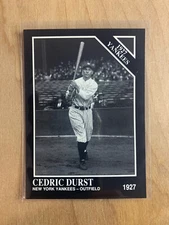 1991 CONLON COLLECTION TSN - CEDRIC DURST #108 NEW YORK YANKEES