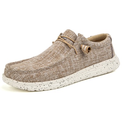 Men's Canvas Shoes Outdoor Summer Beach Shoes Breathable Casual Plus Size 40-46