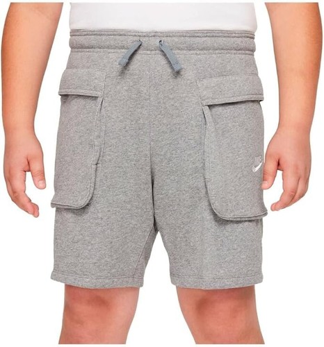 Nike Boy's Fleece Cargo Shorts Carbon Heather (14-16 Big Kid) Standard Fit.( L ) - Picture 5 of 5
