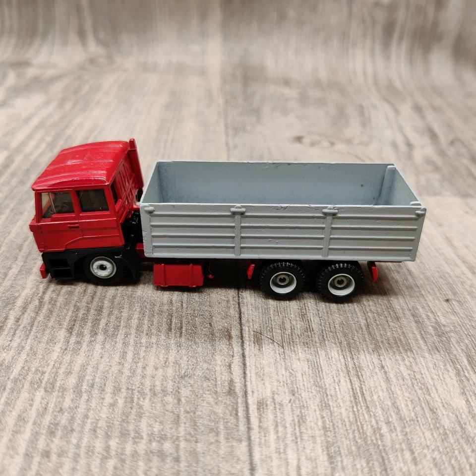 CAMION DAF 3300 EFI BENNE GRIGIO CABINA ROSSA 1:87 NUOVO SCATOLA OLANDESE - Immagine 4 di 4
