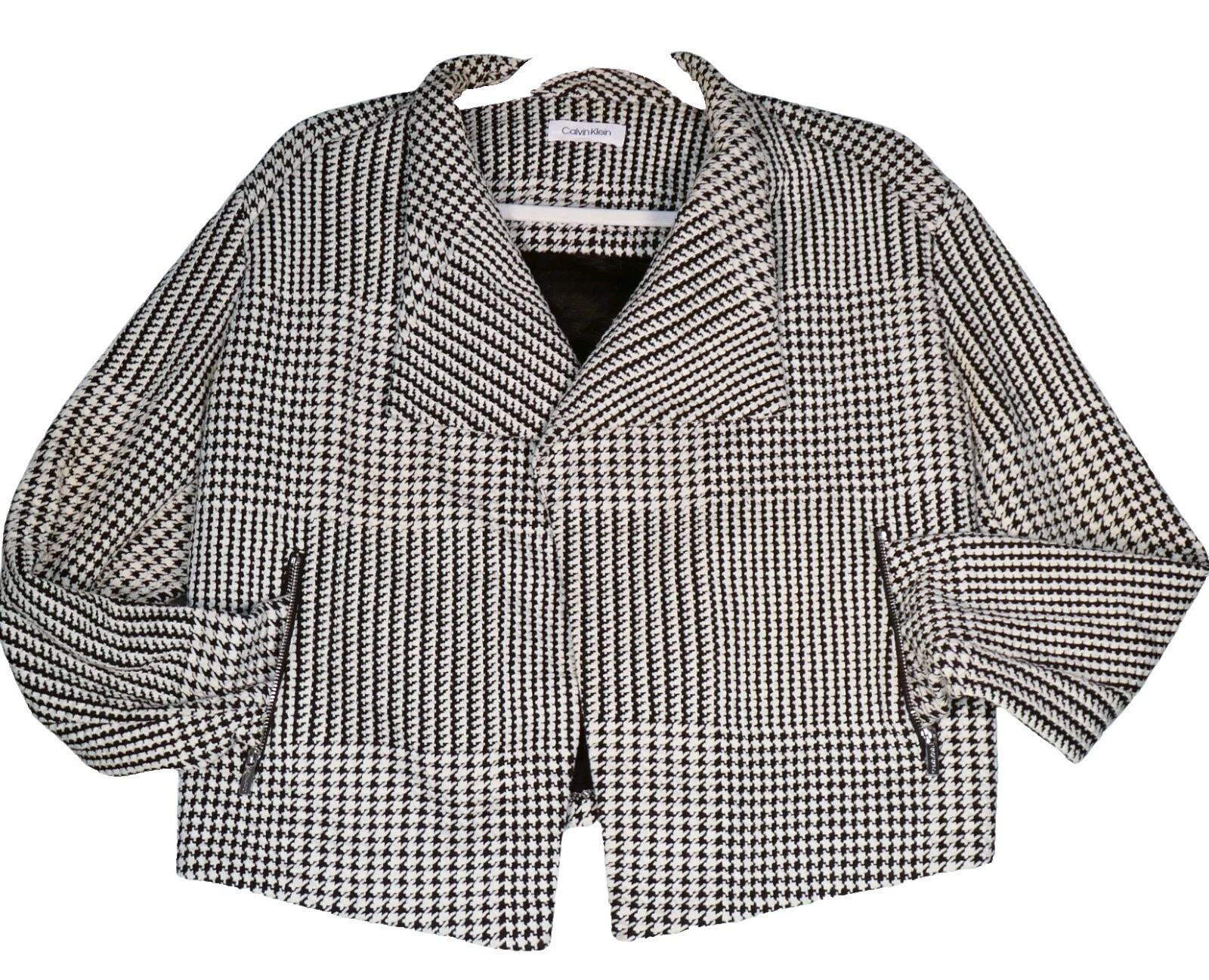 Abrigos Geométrico Negro Calvin Klein, chaquetas y chalecos para Mujeres