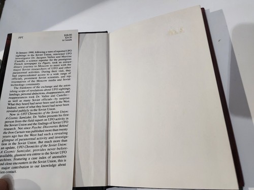 UFO CHRONICLES OF SOVIET UNION Jacques Vallee ALIENS 1st Edition First Printing - Picture 6 of 7