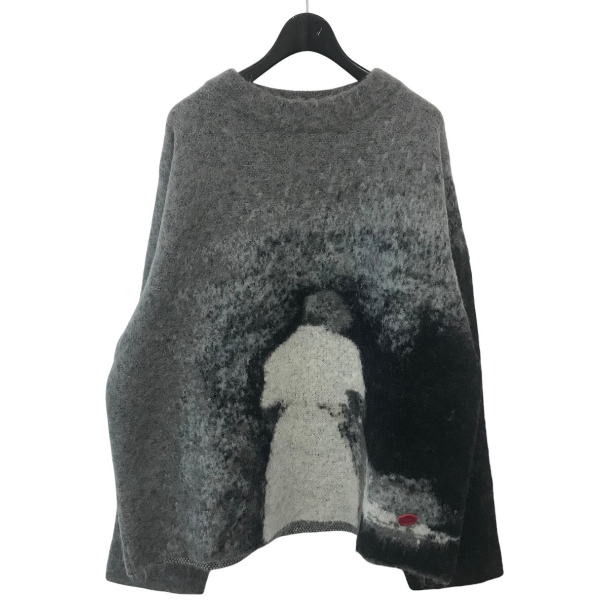 Shinya Kozuka Hammershoi Pic. Mohair Knit 2302Sk80 Grey Shinya Kozuka Hammershoi Pic. Mohair Knit 2302Sk80 Grey