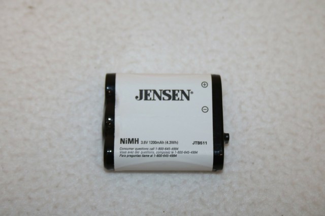 Jensen Jtb511 3 6v Nimh Cordless Phone Battery Ebay