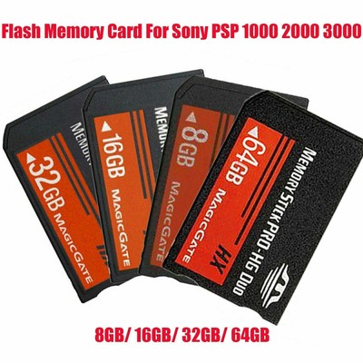 8/16/32GB MS Memory Stick PRO-HG Duo HX MagicGate Card For Sony PSP All Versions