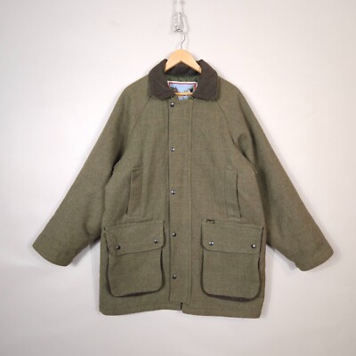 Bronte Hunting Country Jacket Coat Wool Tweed Insulated Bronte Hunting Country Jacket Coat Wool Tweed Insulated