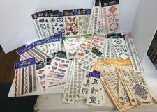 1000 Temporary Tattoos Wholesale Packs FREE SHIPPING 10cents EA arm band henna