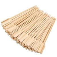 100 StüCk BBQ Bambus GrillspießE 12Cm HolzspießE Holzspiesse Fingerfood Spies...