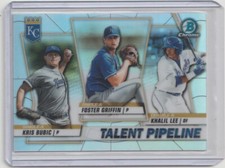 BUBIC/GRIFFIN/LEE 2020 BOWMAN CHROME #TP-KCR TALENT PIPELINE