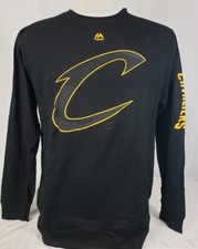 Brand New Men's Majestic NBA Cleveland Cavaliers Long Sleeve Shirt - L
