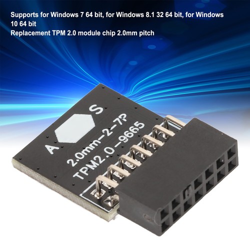 Tpm 2 0 Modul Tpm Chip 14 Pin 2X7P Sicherheit Modul Für Für Win11 Platt FAT - Afbeelding 5 van 22