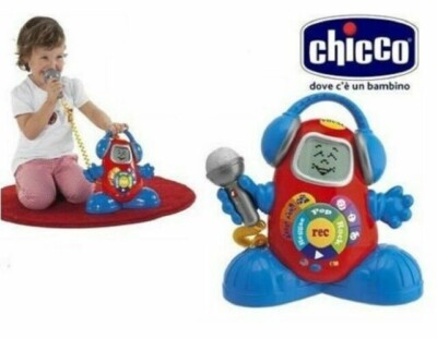 CHICCO MISTER DJ IL KARAOKE PARLANTE BILINGUAL INSEGNA ITALIANO E