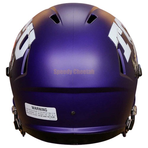 TCU Horned Frogs Purple Riddell Speed Full Size Replica Football Helmet - Picture 3 of 4