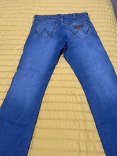 Wrangler Jeans Men  s Vintage Wash 33x32 Straight Stretch