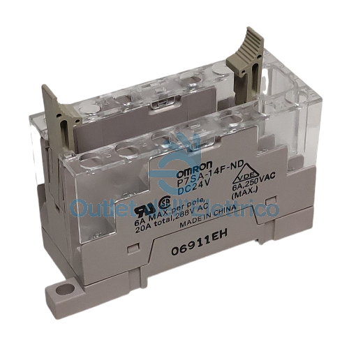 OMRON P7SA14FNDDC24-11 ZOCCOLO-DIN LED TERMVITE G7SA 6CONTATTI