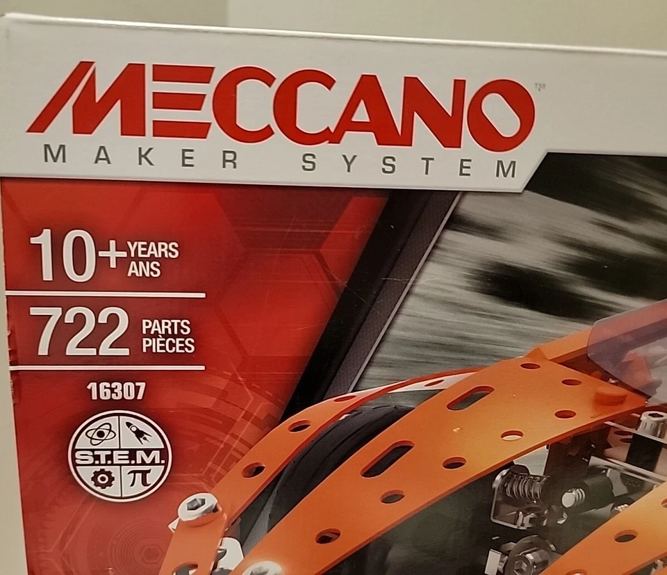 Meccano Maker System Lamborghini Aventador vehículo construcción conjunto piezas móviles Foto 3 de 4