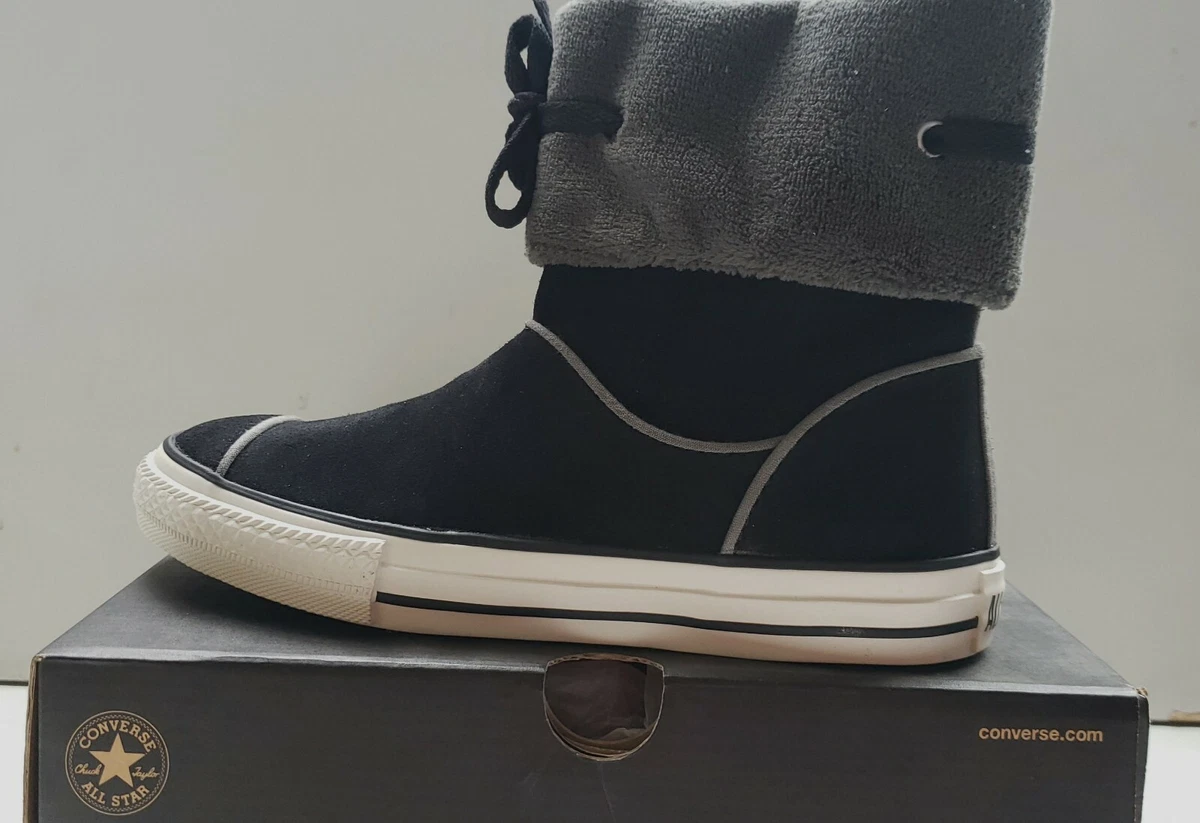 Kids converse sale shearling
