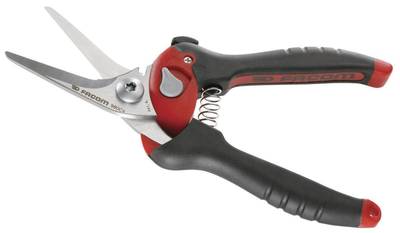 Facom 980C Universalschere - abgewinkelte Klinge für Metall, Kunststoff, Kabelschere