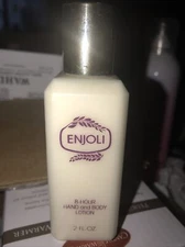 Enjoli Vintage 8 Hour Hand And Body Lotion 2oz “ Rare”