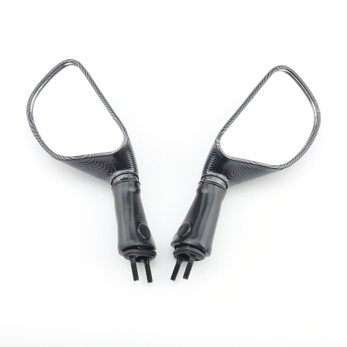 Motorcycle Rearview Mirrors Kawasaki Ninja ZX6R 1998-2002 ZX9R 1998-2003 Carbon - Picture 1 of 5