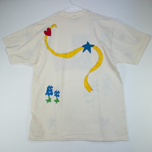 Camiseta vintage de una sola puntada Texas bandera pintada a mano Bluebonnets Jerzees EE. UU. XL - Imagen 4 de 10