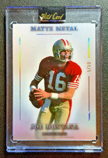 2026 Wild Card Matte Metal Joe Montana 1/10 San Francisco